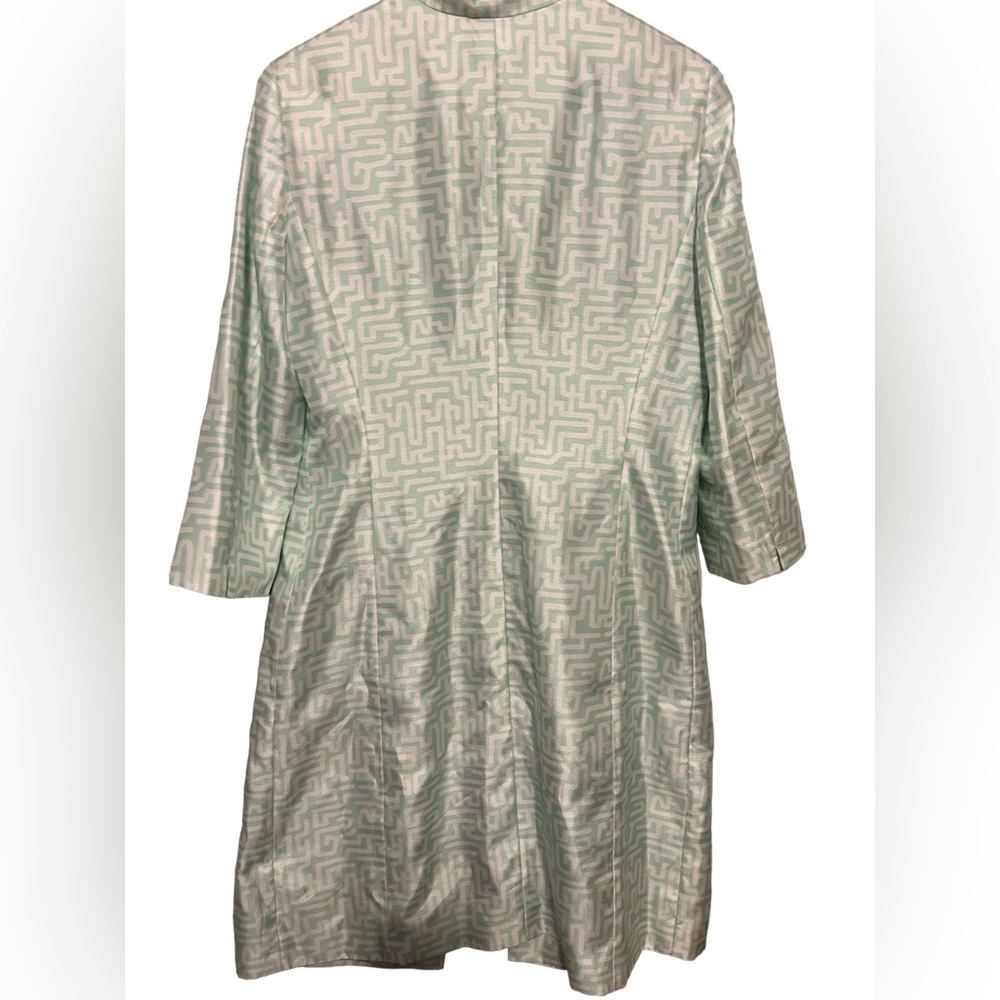 John Meyer Collection Green And White Jacket Size… - image 4